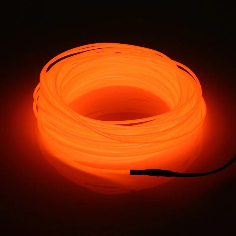 Neon LED Light Glow EL Wire String Strip Rope Tube Decor Car Party + Controller - Fallon Gifts