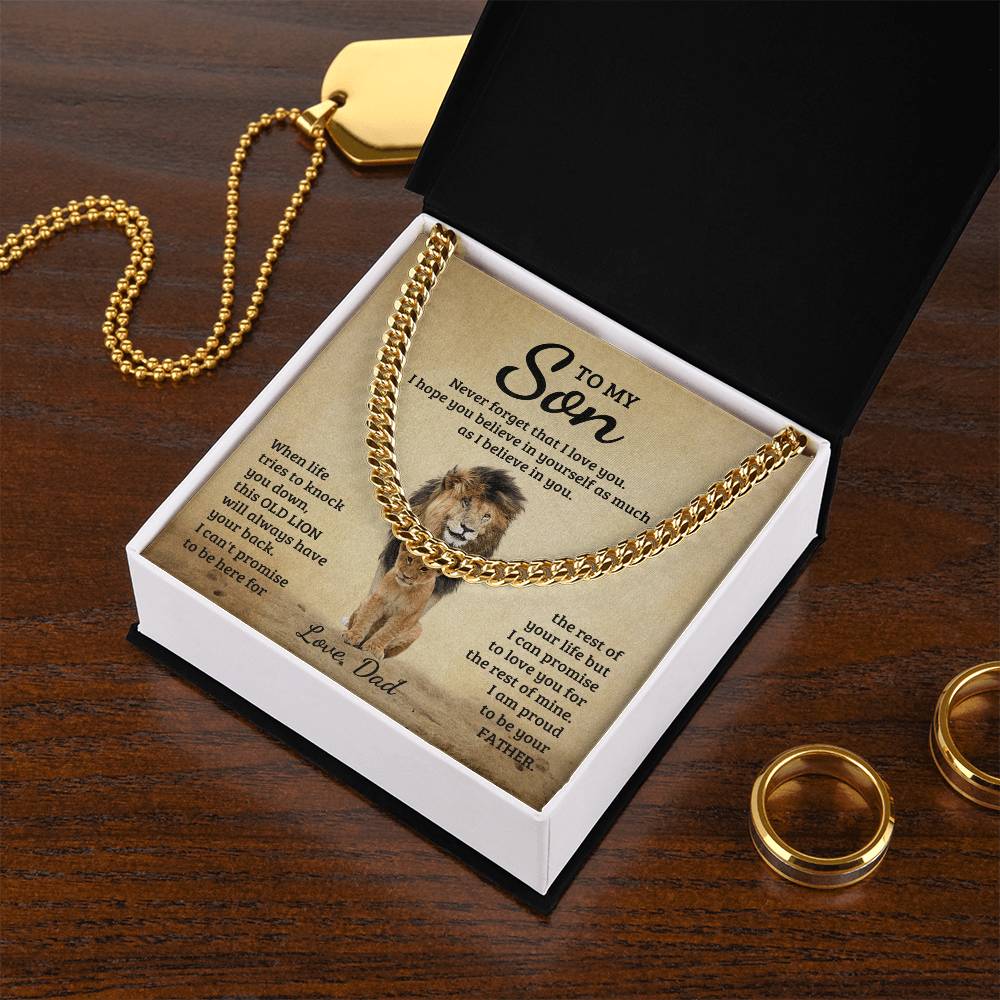 Never Forget - Cuban Link Chain - Fallon Gifts
