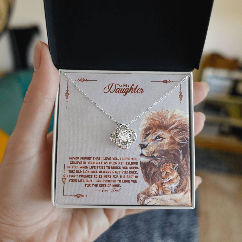 Never Forget - Love Knot Necklace - Fallon Gifts