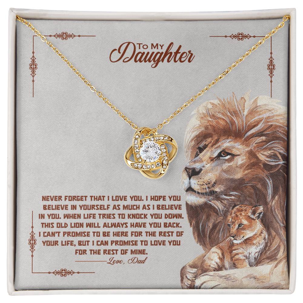Never Forget - Love Knot Necklace - Fallon Gifts