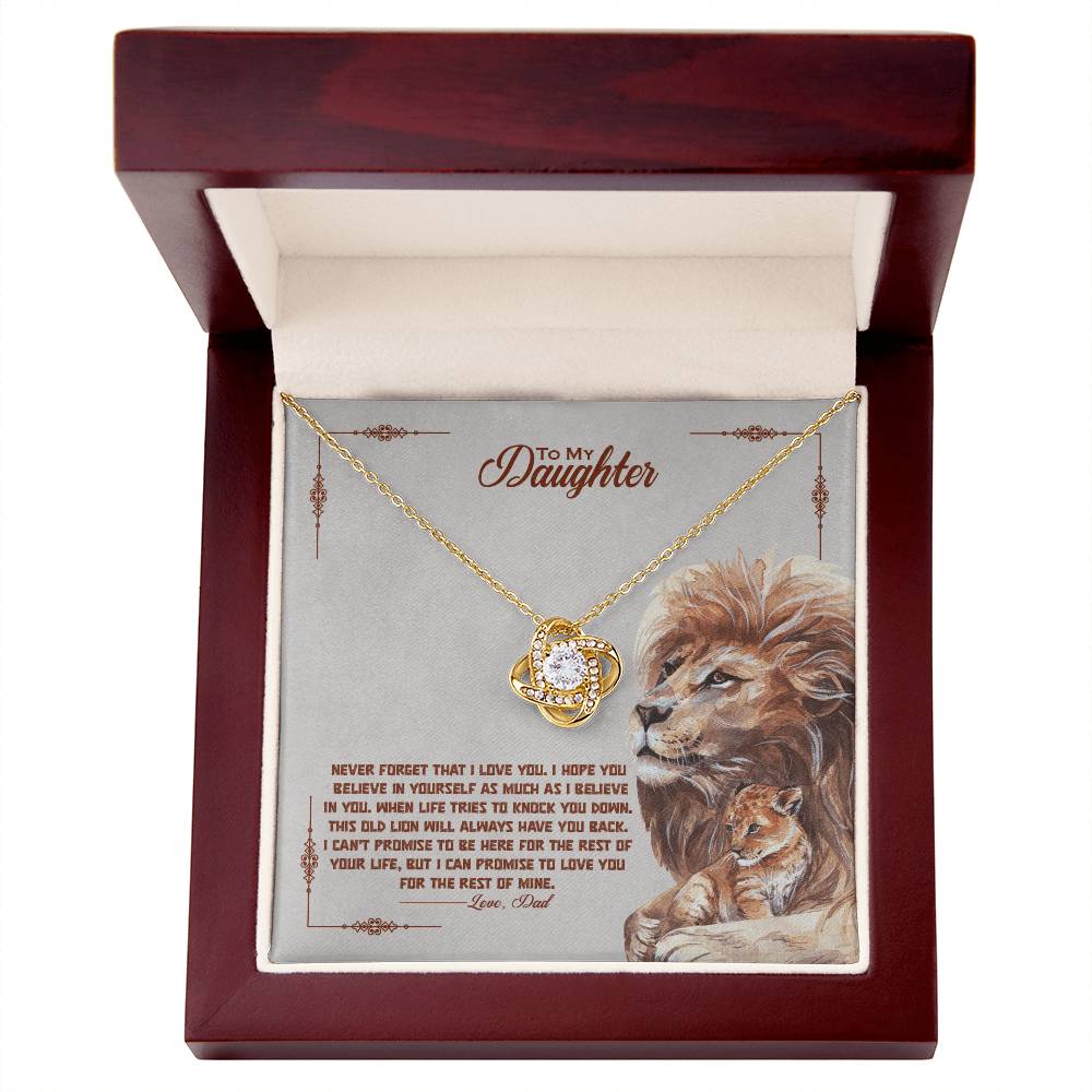 Never Forget - Love Knot Necklace - Fallon Gifts