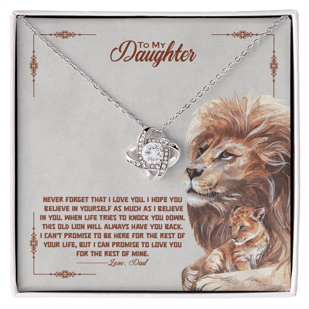 Never Forget - Love Knot Necklace - Fallon Gifts