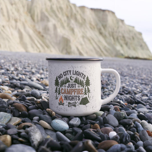 No City Lights - Camping Mug - Fallon Gifts