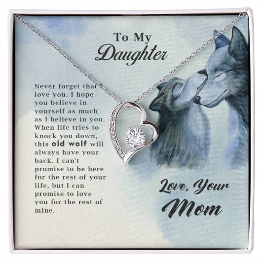 Old Wolf - Forever Love Necklace - Fallon Gifts
