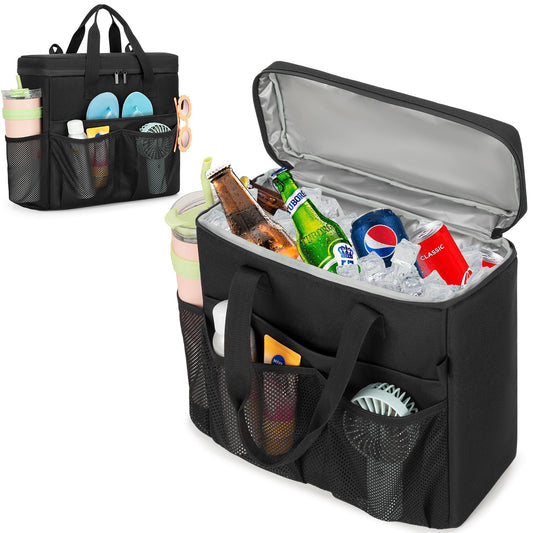 Rexmica Portable Insulated Cooler Bag Leakproof Beach Cooler Bag Compatible with Original XL Bogg Bag Can Cooler Tote Bag for Beach Camping Picnic Road Trips Travel Cooler for Men and Women - Fallon Gifts
