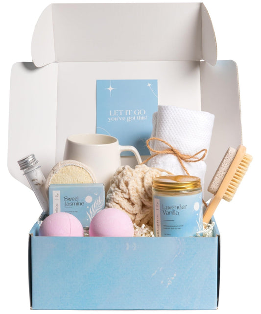 Set For Women Self Care Assortment Gift Box Relaxation Gift Collection Box For - Fallon Gifts