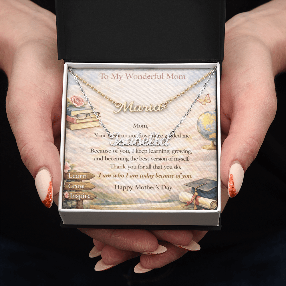 Signature Name Necklace Meaningful Gift for Mom - Fallon Gifts