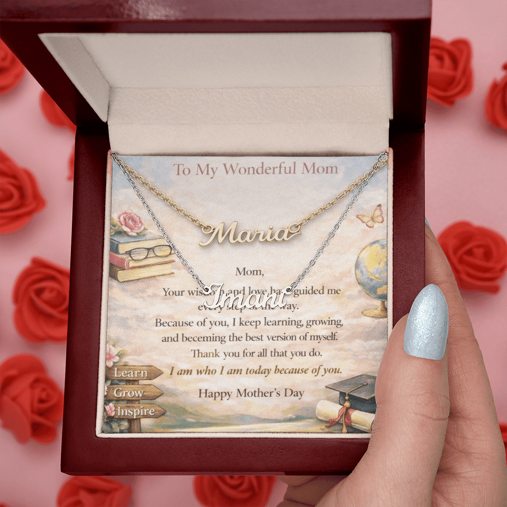 Signature Name Necklace Meaningful Gift for Mom - Fallon Gifts