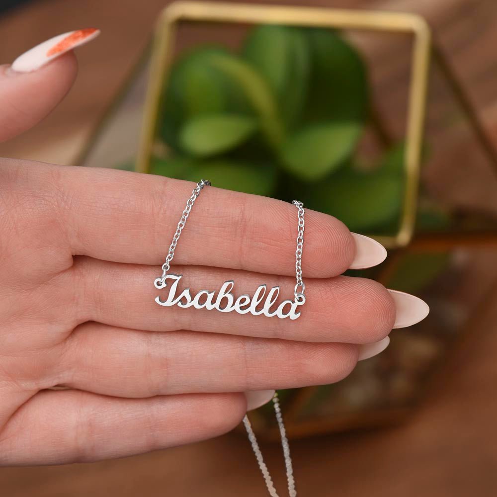 Signature Name Necklace Meaningful Gift for Mom - Fallon Gifts