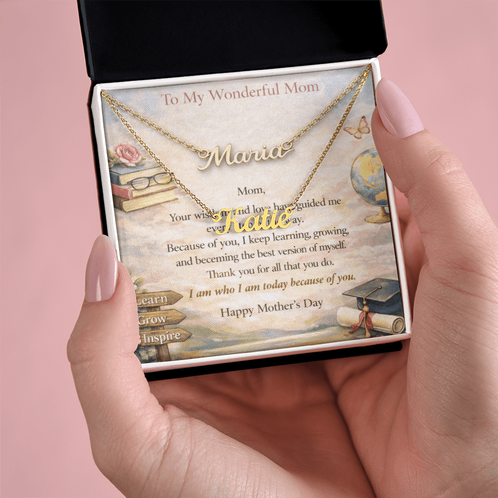 Signature Name Necklace Meaningful Gift for Mom - Fallon Gifts