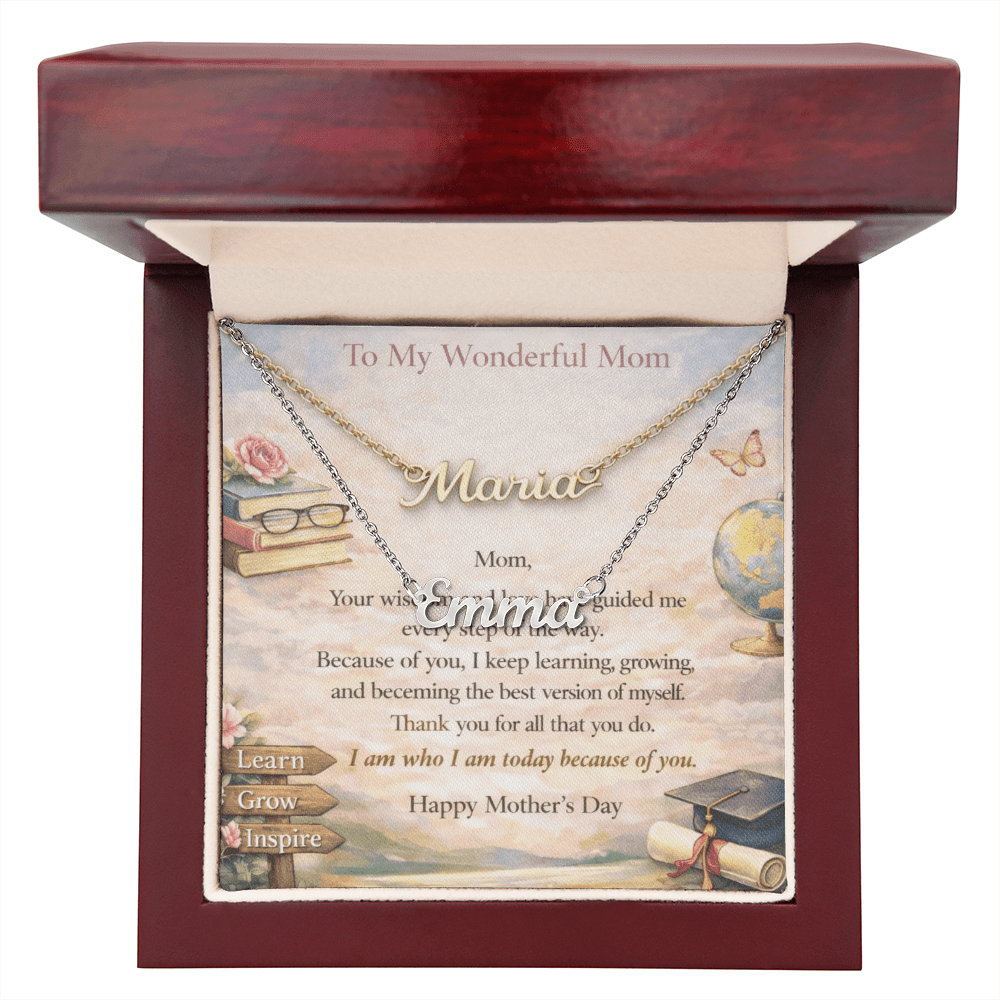 Signature Name Necklace Meaningful Gift for Mom - Fallon Gifts