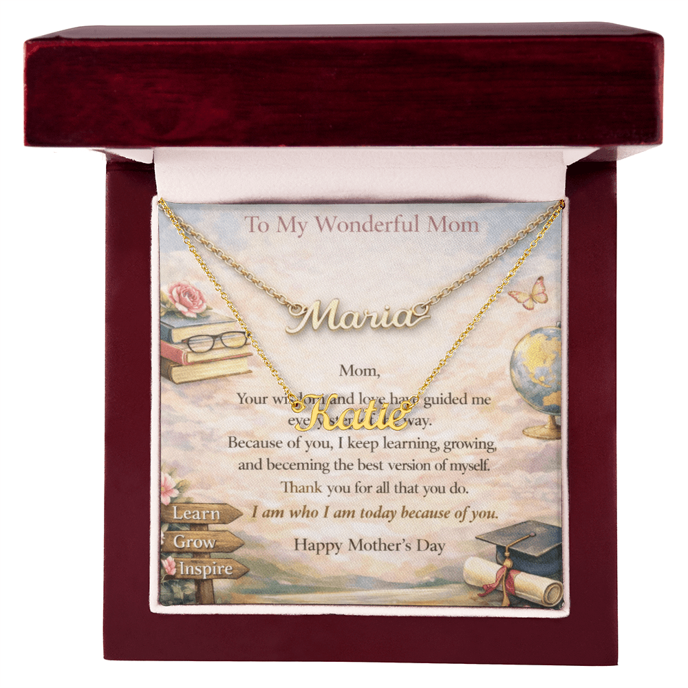 Signature Name Necklace Meaningful Gift for Mom - Fallon Gifts