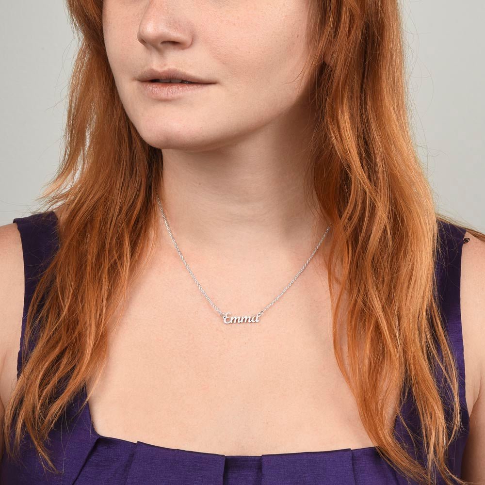 Signature Name Necklace Meaningful Gift for Mom - Fallon Gifts