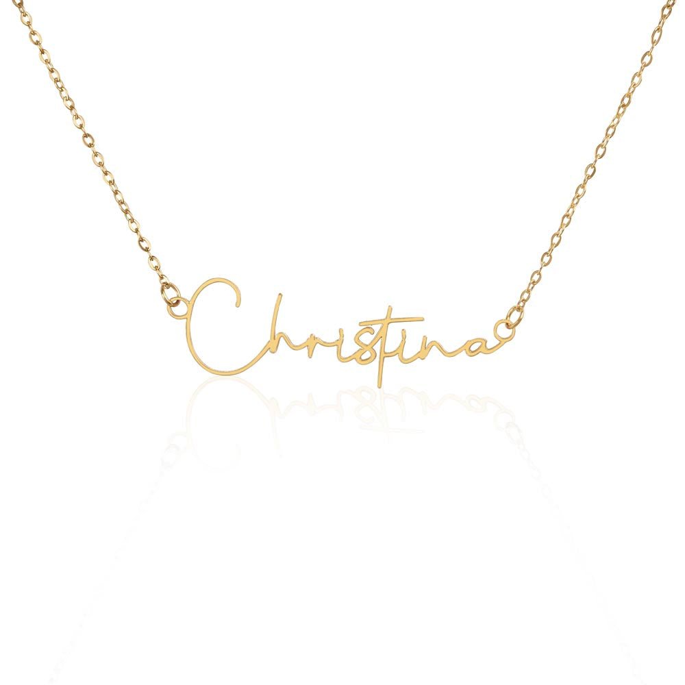 Signature Style Name Necklace - Fallon Gifts
