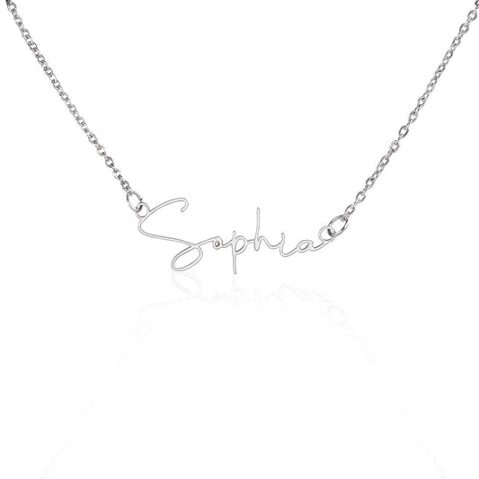 Signature Style Name Necklace - Fallon Gifts