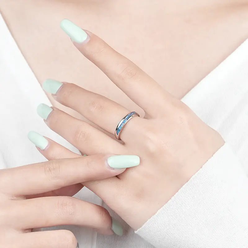 Small Design Feeling Rings - A Stylish Pair - Fallon Gifts