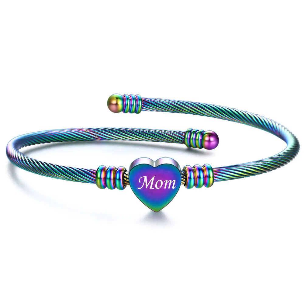 Stainless Steel Braided Mother’s Day Bracelets for Mom - Fallon Gifts