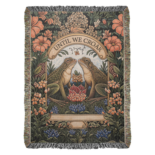 Til We Croak - Heirloom Blanket - Fallon Gifts