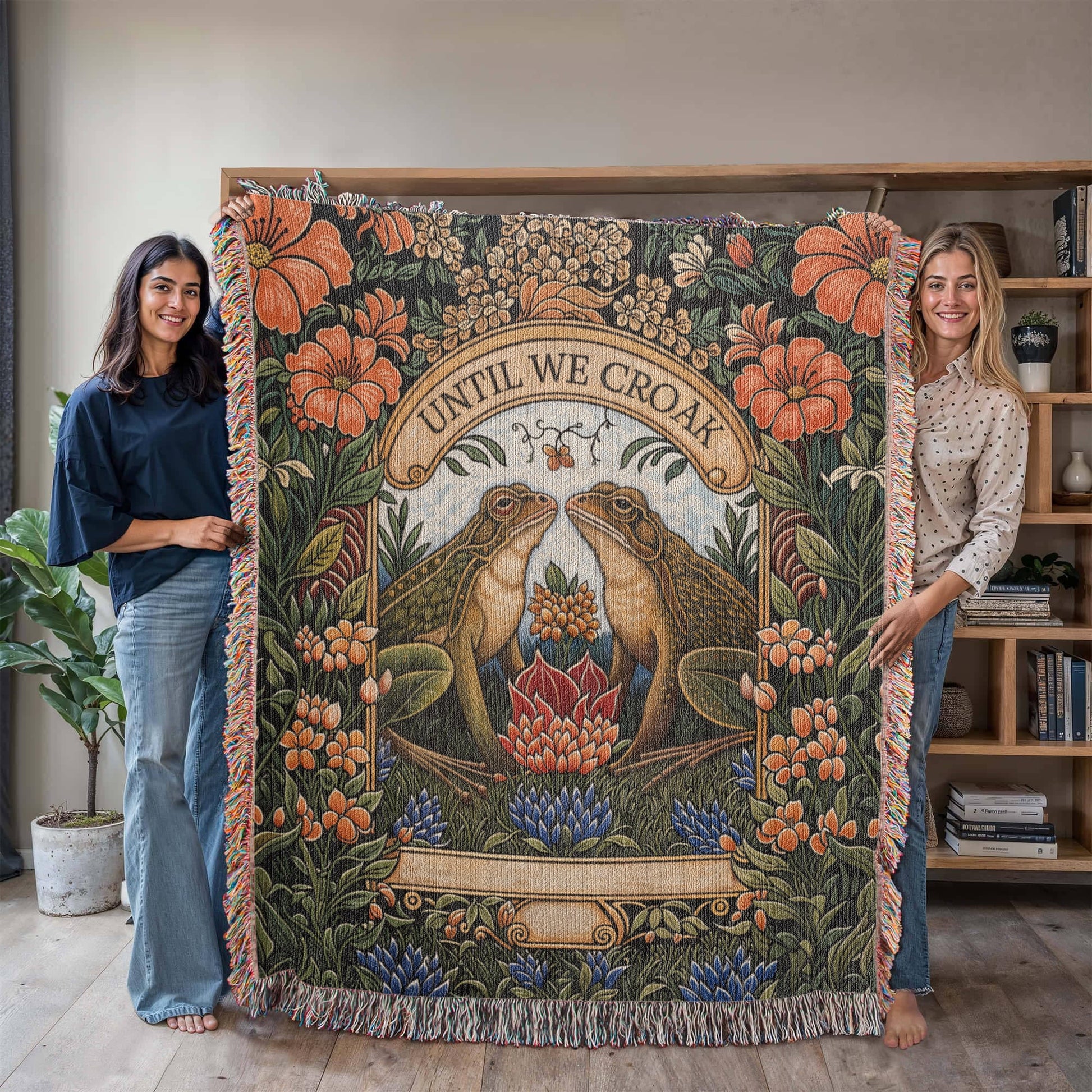 Til We Croak - Heirloom Blanket - Fallon Gifts