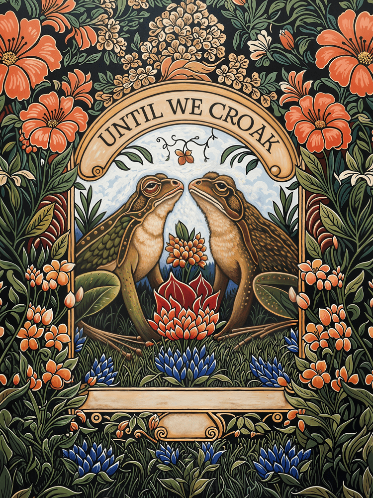 Til We Croak - Heirloom Blanket - Fallon Gifts