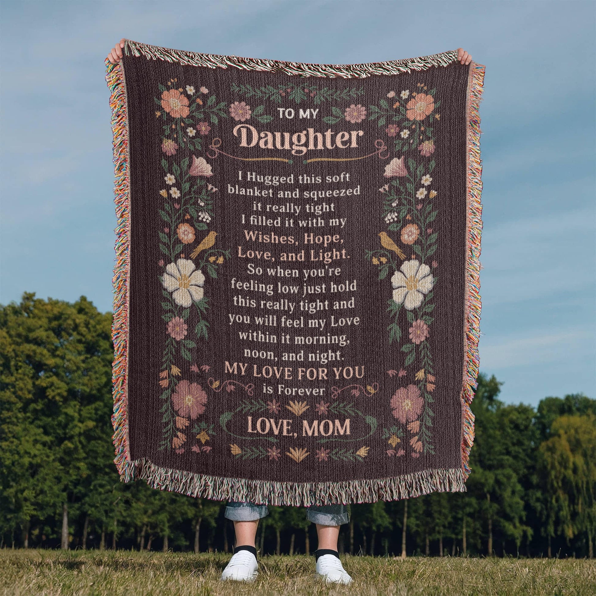 To My Daughter - Heirloom Blanket - Fallon Gifts