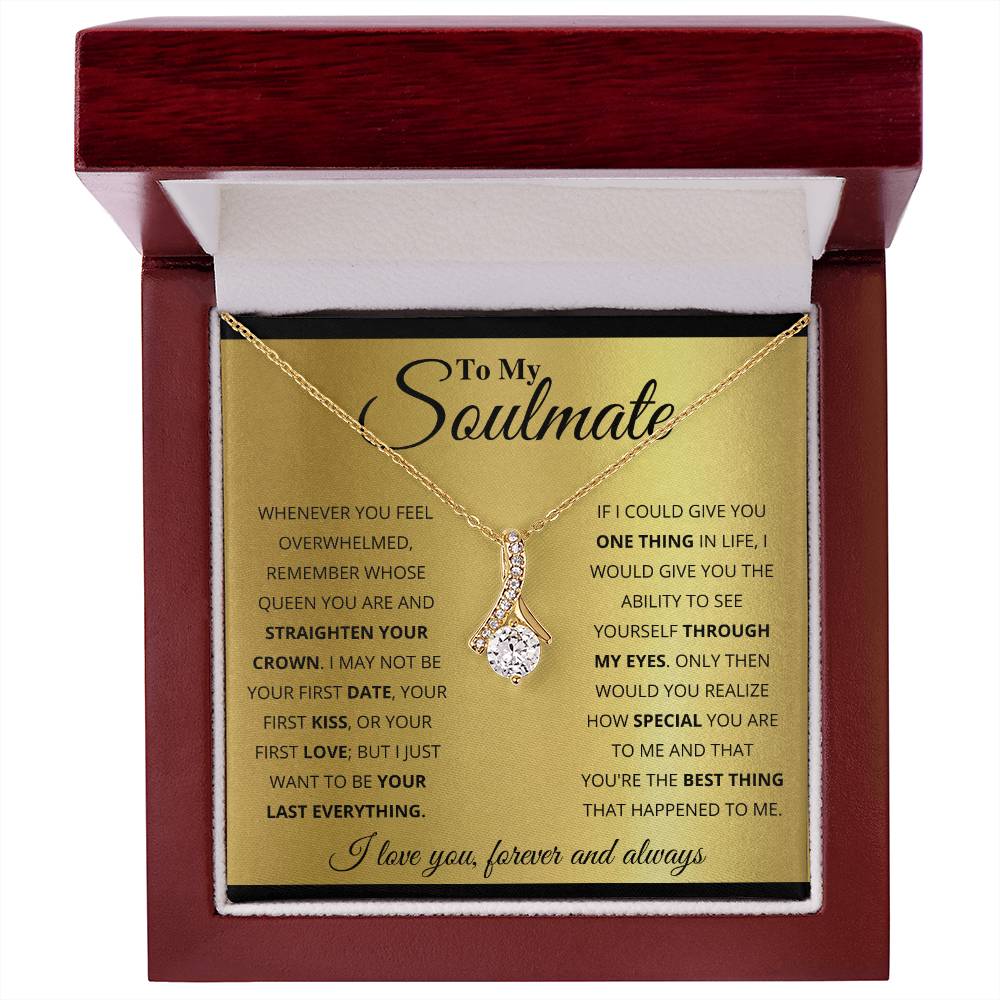 To My Soulmate Beauty Necklace - Fallon Gifts