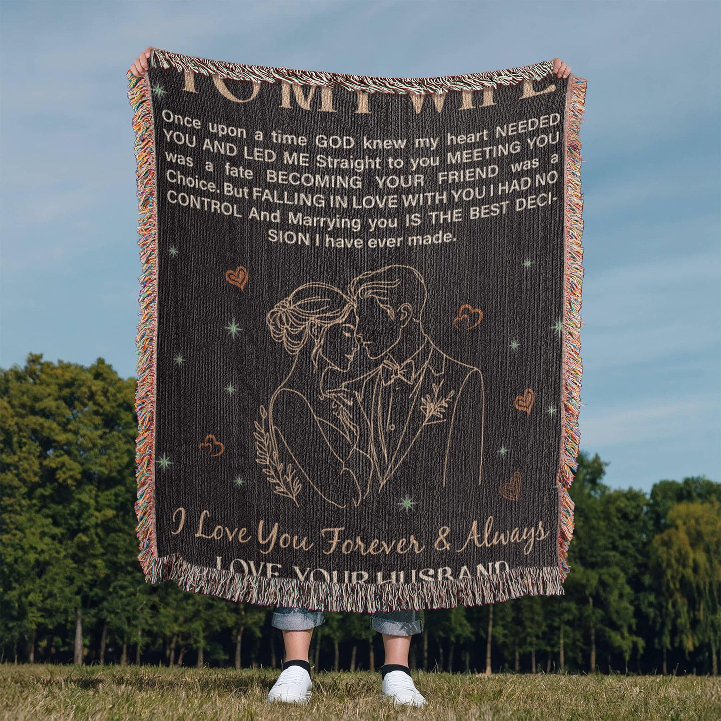 To My Wife - Heirloom Blanket - Fallon Gifts