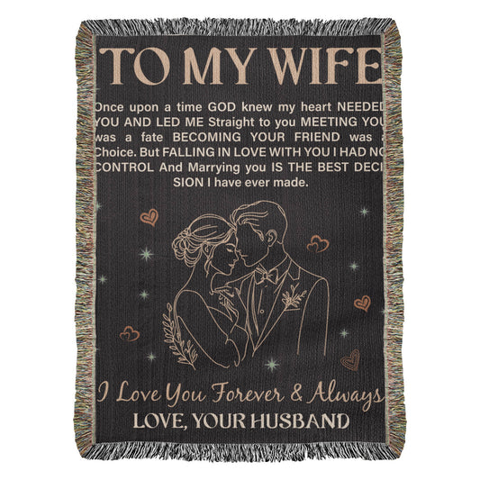 To My Wife - Heirloom Blanket - Fallon Gifts