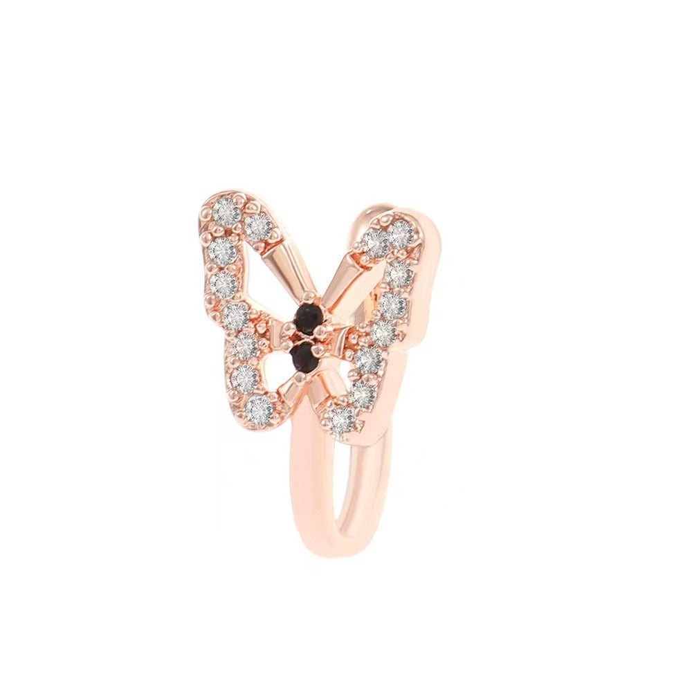 U - Shaped Butterfly Nose Ring Jewelry - Fallon Gifts