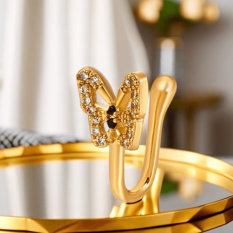 U - Shaped Butterfly Nose Ring Jewelry - Fallon Gifts