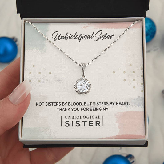Unbiological Sister Eternal Hope Necklace - Fallon Gifts