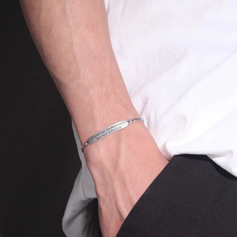 Vintage Thai Silver Bracelet for Men's Fashion - Fallon Gifts