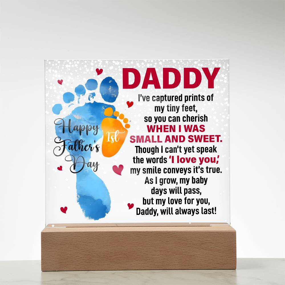 When I Was Small and Sweet - Acrylic Square - Fallon Gifts