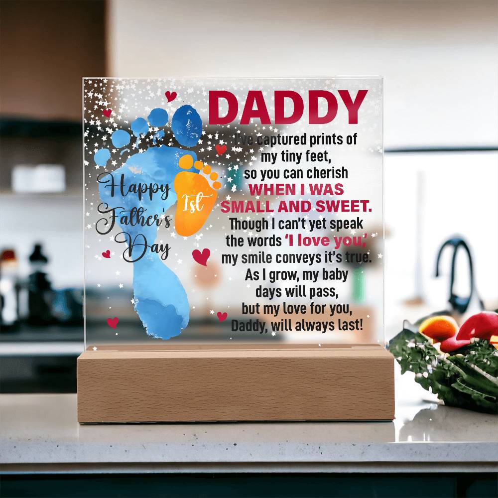 When I Was Small and Sweet - Acrylic Square - Fallon Gifts