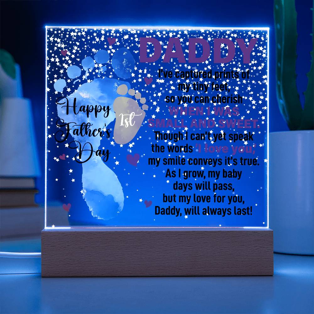 When I Was Small and Sweet - Acrylic Square - Fallon Gifts