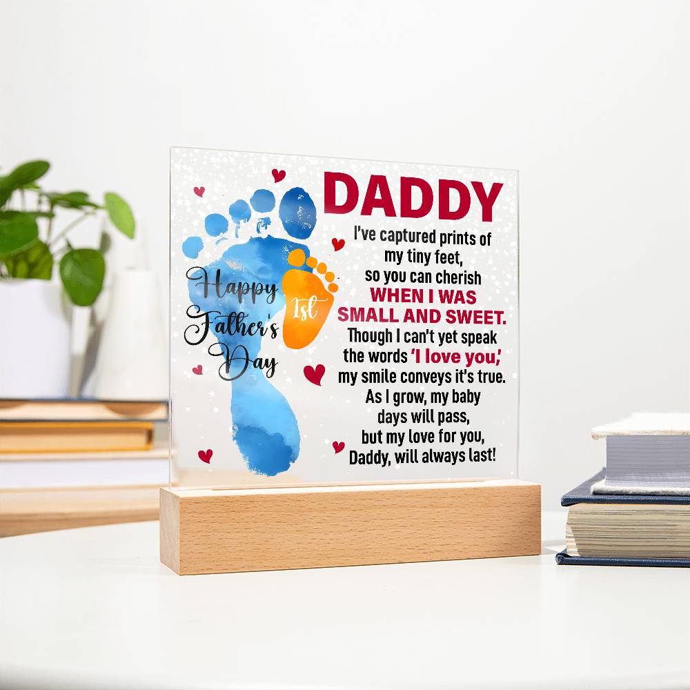When I Was Small and Sweet - Acrylic Square - Fallon Gifts