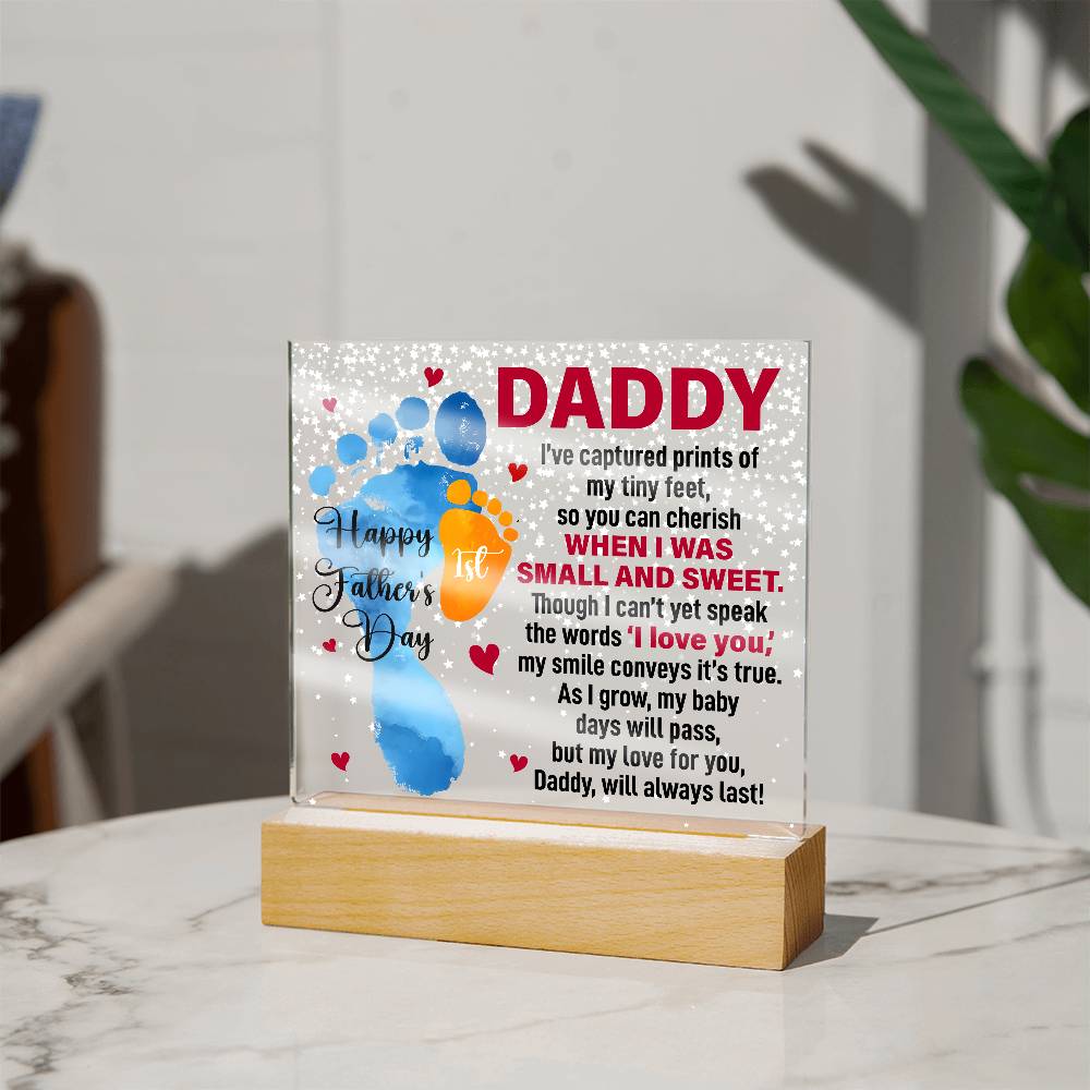 When I Was Small and Sweet - Acrylic Square - Fallon Gifts