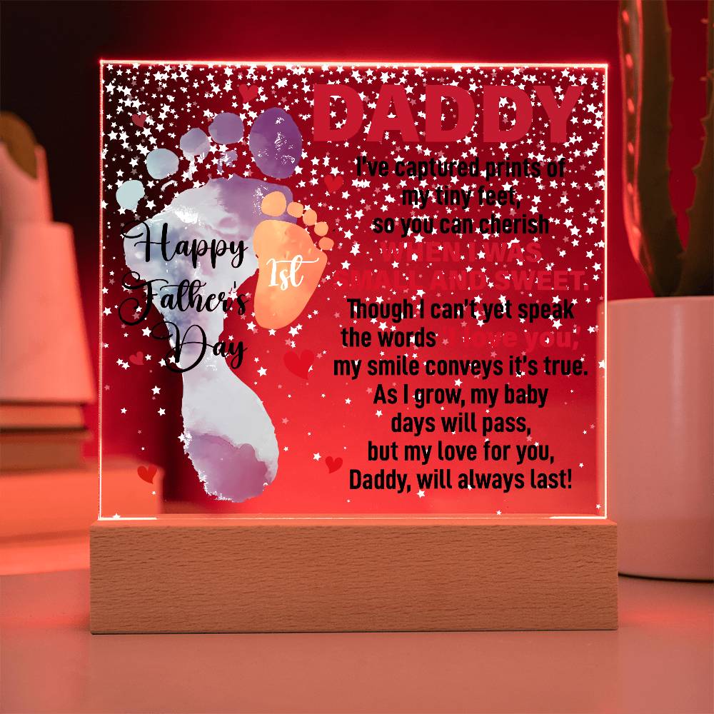 When I Was Small and Sweet - Acrylic Square - Fallon Gifts