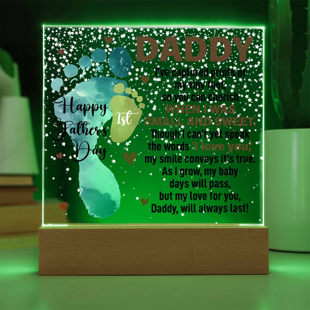 When I Was Small and Sweet - Acrylic Square - Fallon Gifts