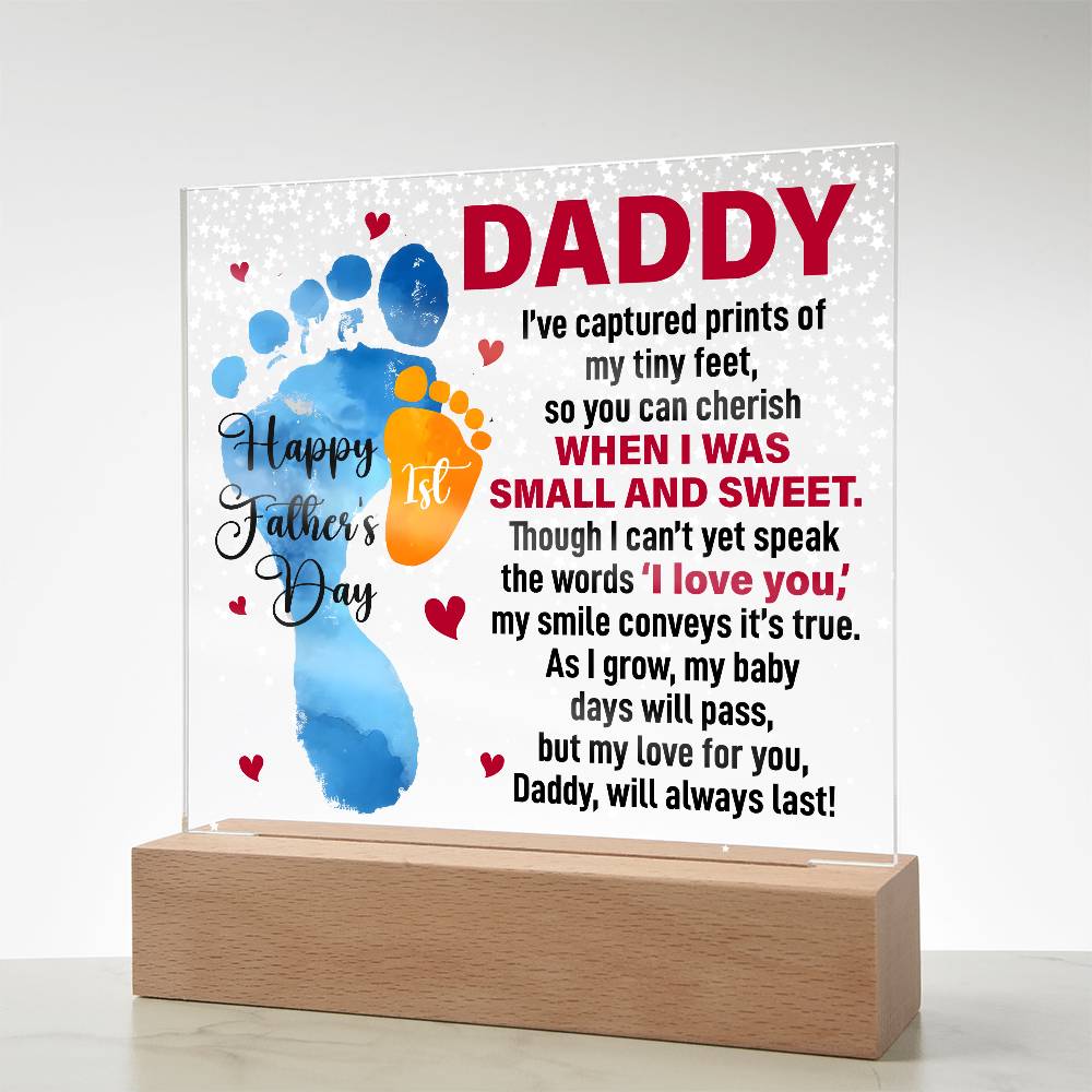 When I Was Small and Sweet - Acrylic Square - Fallon Gifts