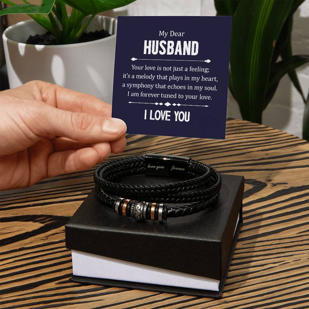 Your Love is not Just a Feeling - Means Leather Bracelet - Fallon Gifts