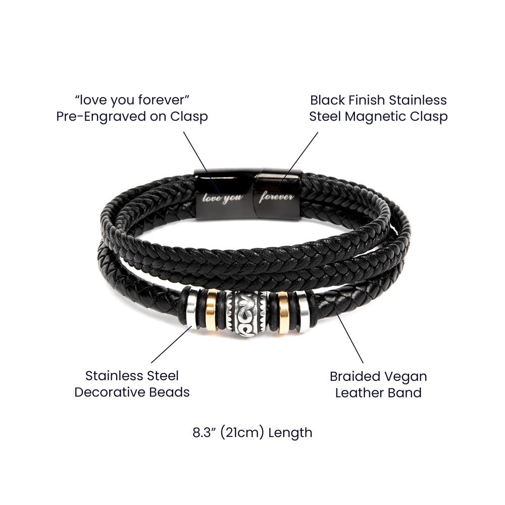 Your Love is not Just a Feeling - Means Leather Bracelet - Fallon Gifts