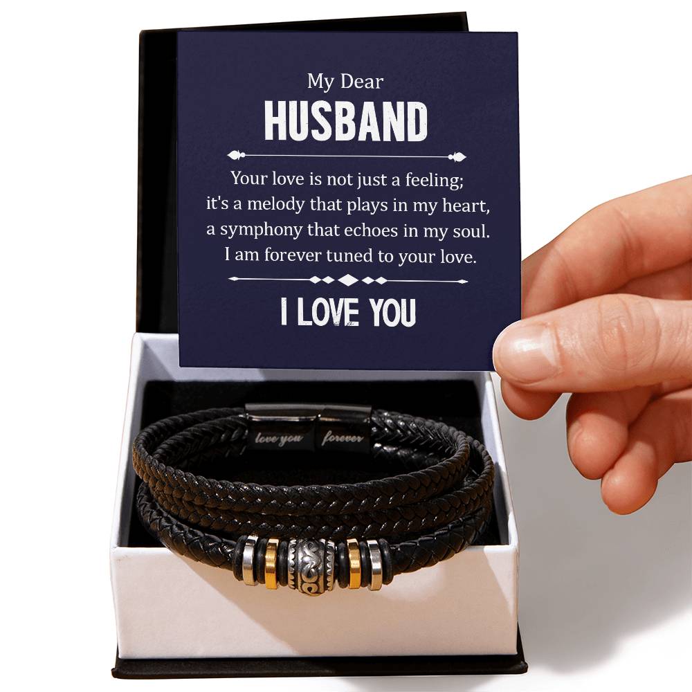 Your Love is not Just a Feeling - Means Leather Bracelet - Fallon Gifts
