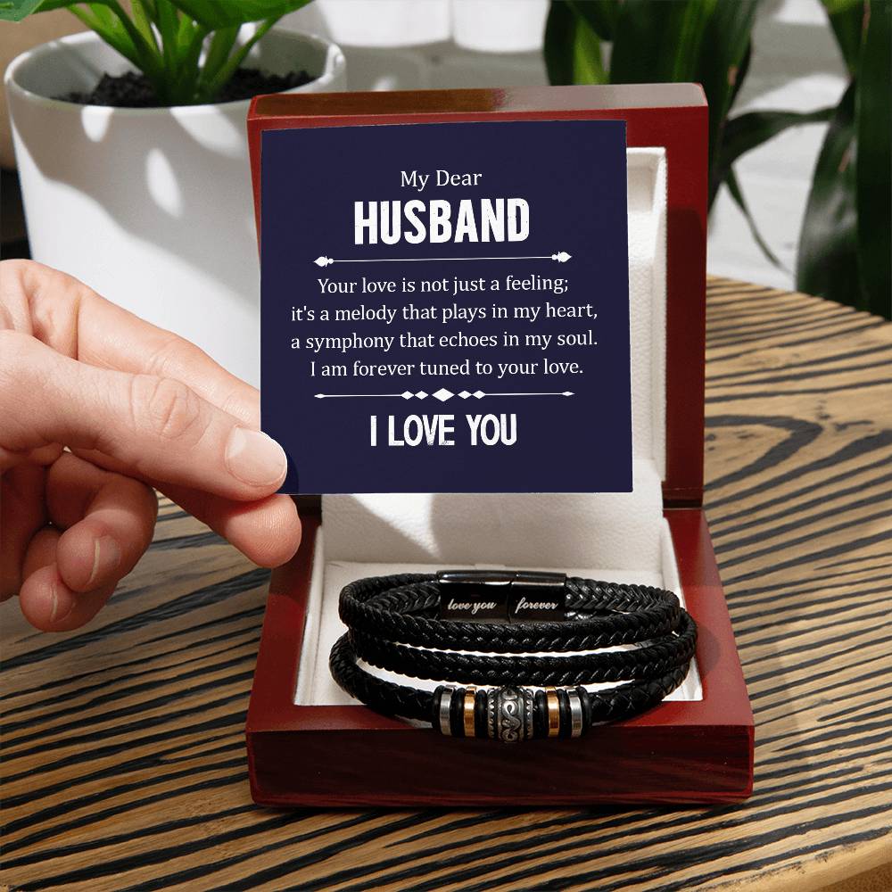 Your Love is not Just a Feeling - Means Leather Bracelet - Fallon Gifts