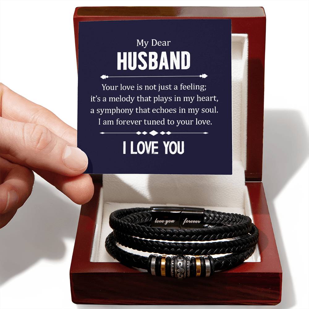 Your Love is not Just a Feeling - Means Leather Bracelet - Fallon Gifts